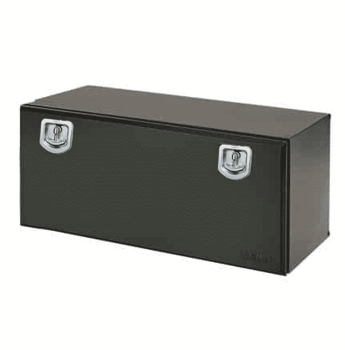 BAWER 25 Truck Toolbox 800x500x500mm Black c/w SS Locks