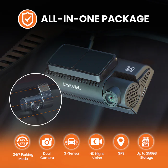 Halo Guardian 2K+ Dual Dash Cam with 3.2" Screen, Parking Mode & Quick Release mounting - Image 10