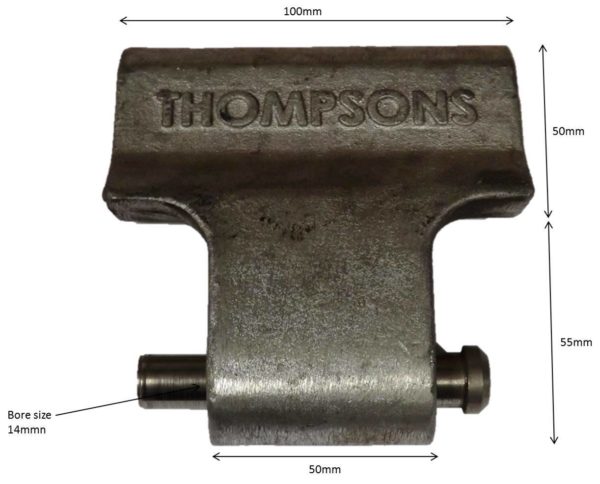 Thompsons Aluminium Dropside Hinge & Pin