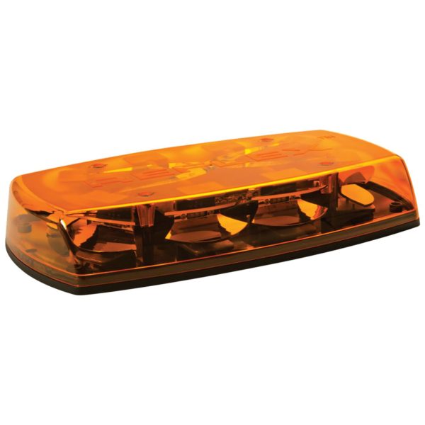 Ecco LED Minibar 8 Head /One Bolt /12-24V Amber (ECE R65 Approved)