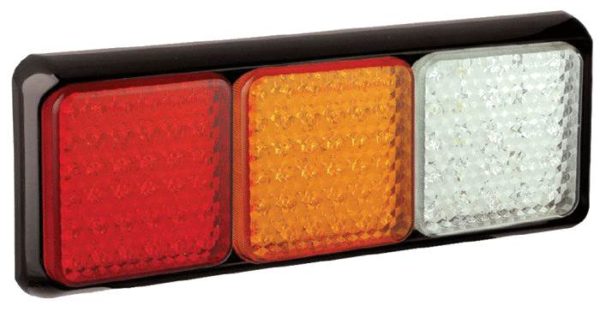 LED Triple Combination Lamps - 80 Series Stop / Tail / Indicator / Reverse 12/24V
