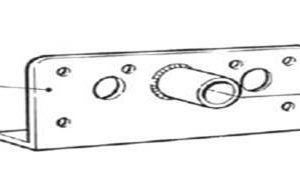 Edbro TS26 & TS32 Cylinder Body Bracket