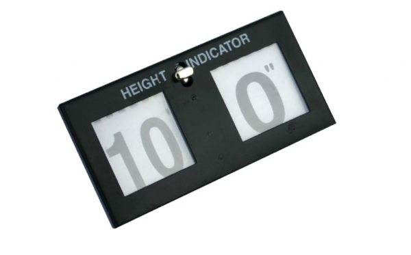 Height Indicator - Imperial Black Flip Type