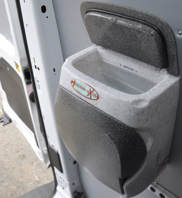 Teal Handeman Xtra  24v Mobile Sink Handwash Unit for Large CV vehicles Grey - Image 4