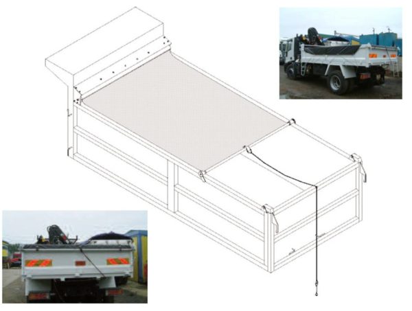 Harsh Pulltarp Complete Kit c/w Steel Housing, Vinyl Tarp - Image 5