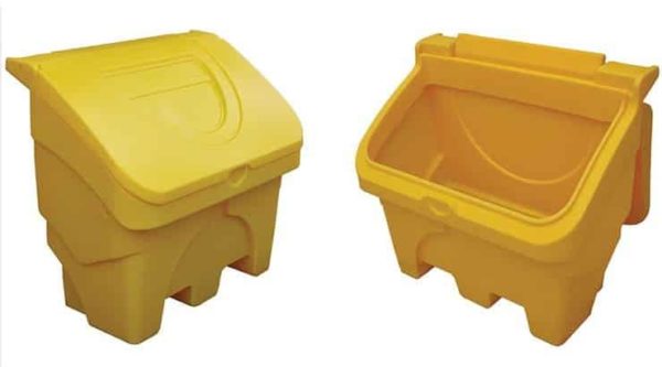 JBS130 - 130 Litre Grit / Salt Box / Storage Box.Yellow
