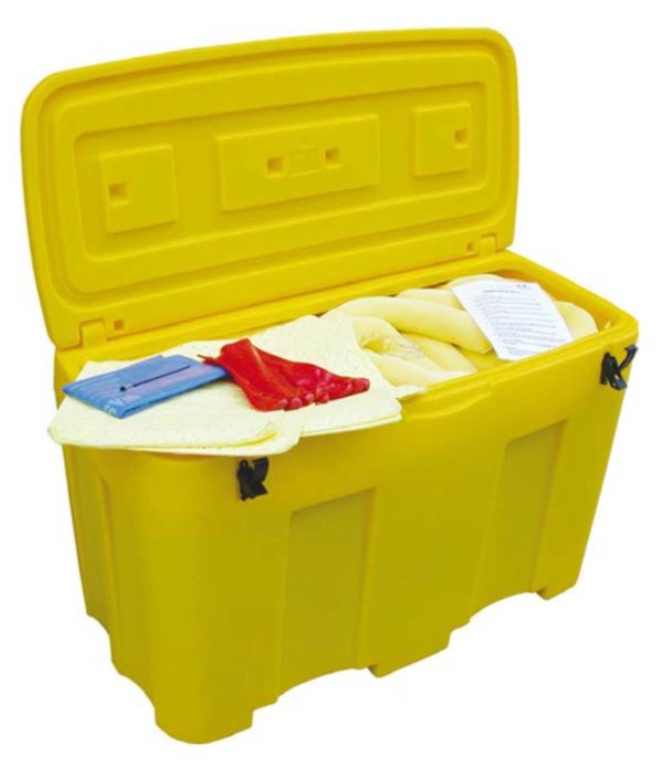 JBS400R - 400 Litre Grit / Salt Box / Storage Box.Yellow,