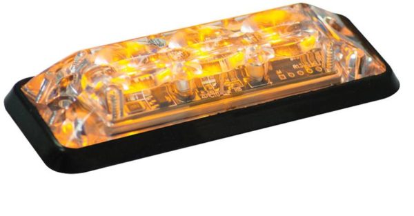Electraquip LED 12/24v ( 5YR WARR) 3 LED Directional Warning Lamp Amber