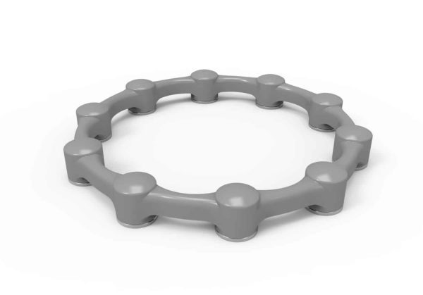 The Safewheel™ wheel nut retainer Silver ea 32mm/33mm(EU-spec wheel 335 PCD)