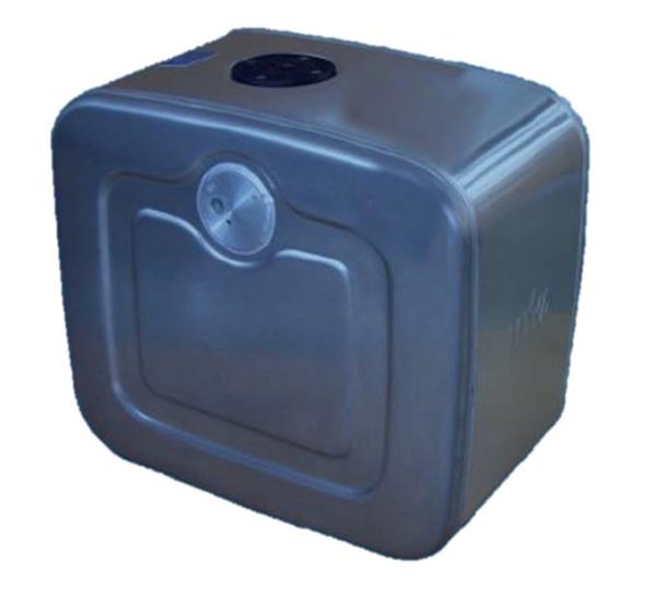 Hyva Side mounted Oil Tank Kit 150ltr MkII (Aluminium)  Inc mounting plate valve
