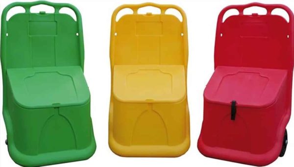 Jonesco UniKart c/w Plastic toggle & Rubber seal. 75ltr