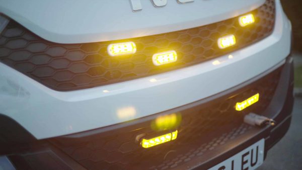 Redtronic™ Mega-Flash™ Bullitt (BX) 3 led grille lamp.Amber 12/24V - Image 2
