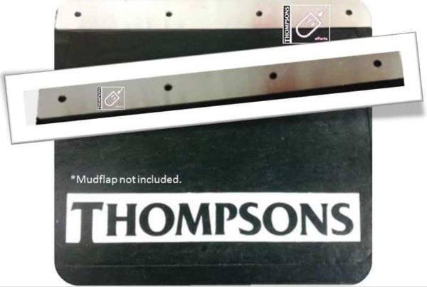 Mudflap Clamp Plate- Aluminium 350mm Long