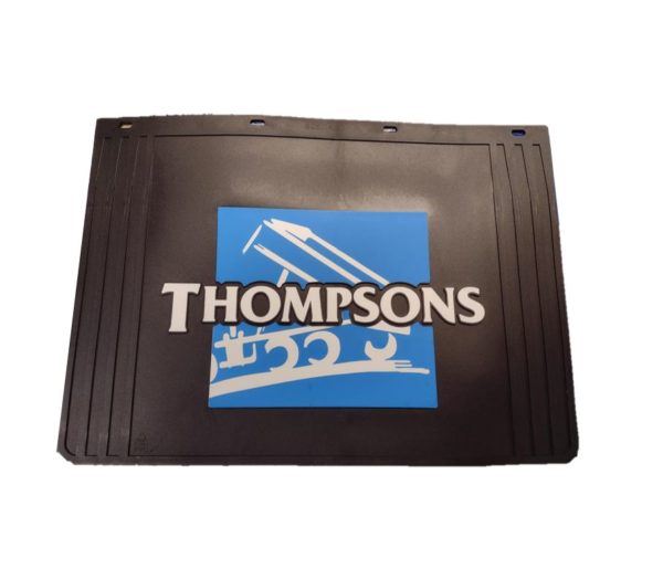 Thompsons Monogrammed Rubber Mudflaps 25x18" Ea