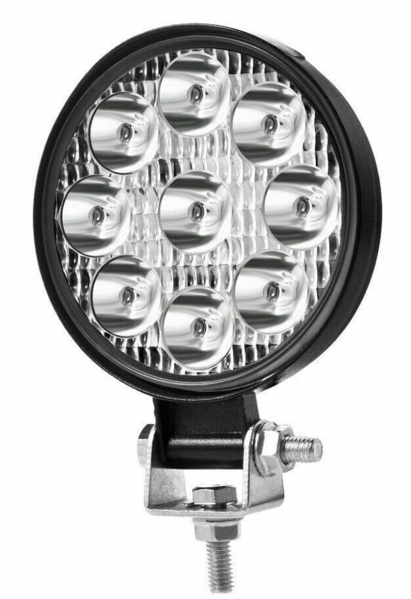 LED Slimline Work lamp Round 27W (9LEDs) IP67 12V/24V