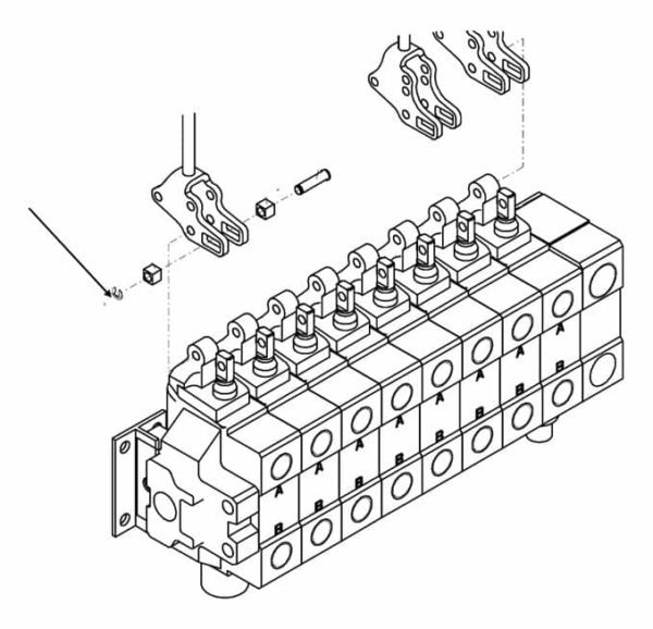 Palfinger Epsilon M/E Series Lever Pin Locking Washer (Circlip) Each
