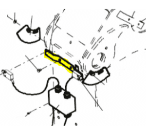 Palfinger Epsilon E Series Boom Above Height Sensor Bracket