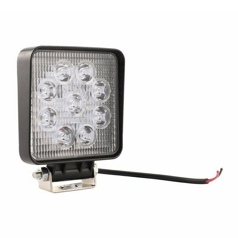 Slimline LED 27W 9 LED s Square Spot Work Lamp IP68 12V 24V