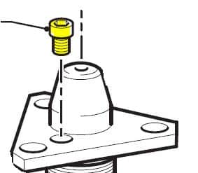 Edbro END SHAFT SOCKET HEAD CAP SREW M8X1.25P