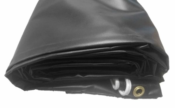 Heavy Duty Tipper Easy Sheet Tarp 8' x 24'4" Black
