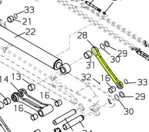 Palfinger Epsilon E-Series E100-120 Lever