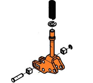 Palfinger Epsilon M-Series Lever-Lower Part Only V/B