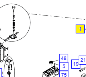 M-Series Palfinger Epsilon Crane Block Lever Assy