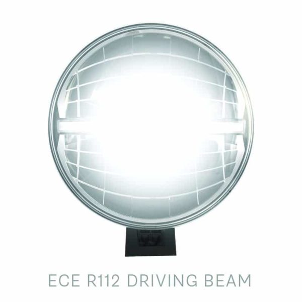 LED 9" Round LED Driving Lamp with Integrated Front Position Lamp - Image 4