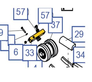 Palfinger M-Series M125 Guide Block/Bearer