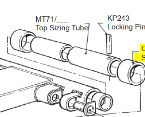 Edbro TS26 & TS32 Cylinder Spacer Collar 23