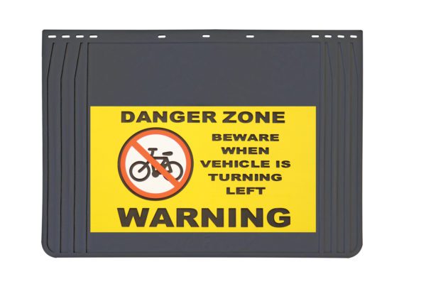 Cyclist Danger Zone - Warning 24x18" Each