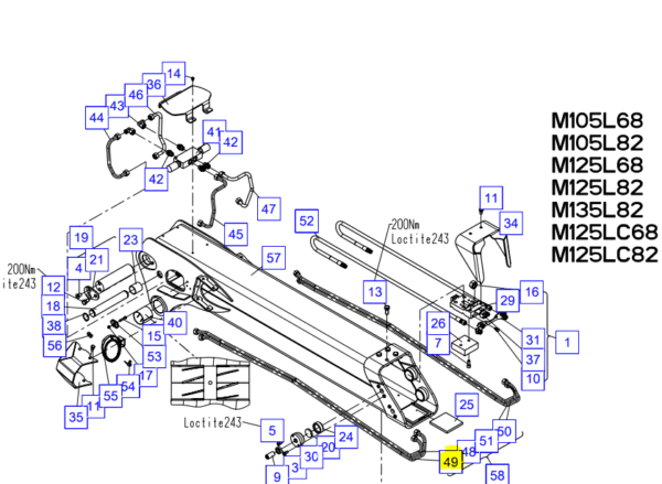 Palfinger Epsilon M-Series Pipe no49
