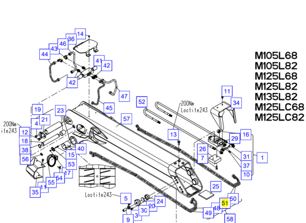 Palfinger Epsilon M-Series Pipe no51