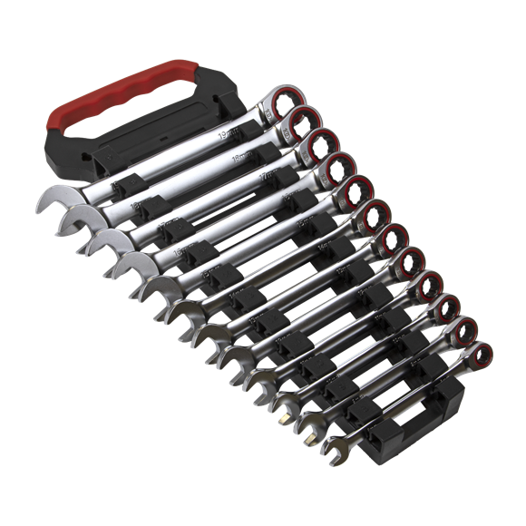 12pc Combination Ratchet Spanner Set Platinum Series