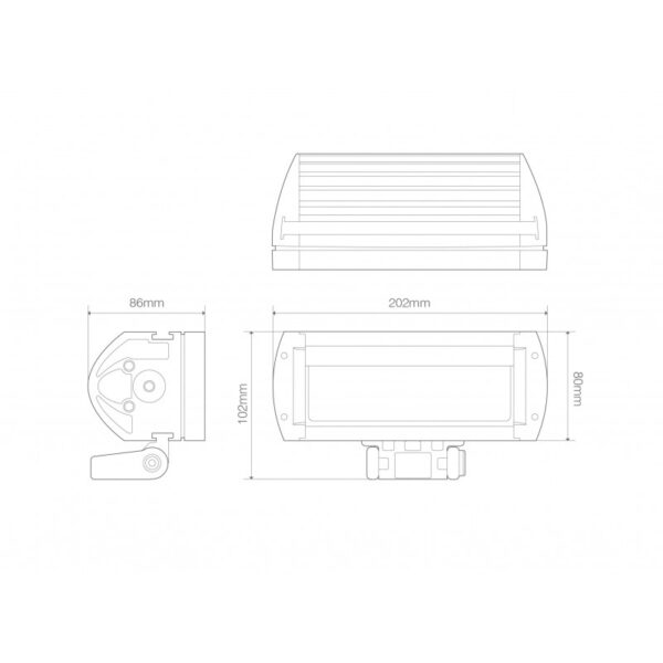 30W LED Driving Light 12/24v - Image 2