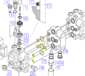 Palfinger YBD043 M-Series seal kit