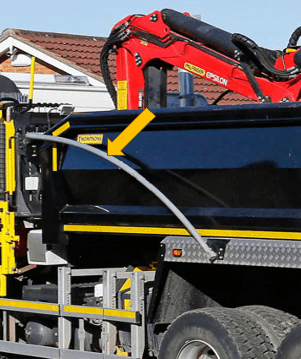 Covermaster (Tipper GRAB) Upper curved arm N/S (Passenger side)