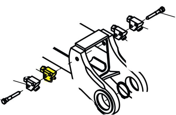 PALFINGER M-SERIES FITTING - BOOM END RACCORD 12L