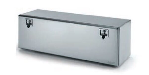 BAWER series 35 Truck Toolbox, MATT Stainless Steel Finish c/w 2x lock, 800x500x500mm