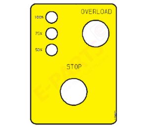Palfinger E-Series Crane Overload/Stop Decal-Display