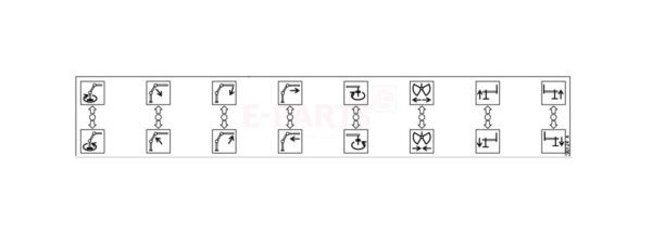 Palfinger M/E Series HMF Lever Config Decal NVB