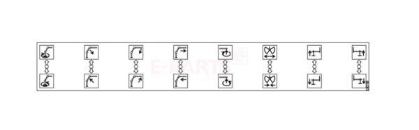 Palfinger M-Series HMF Lever Config Decal V/B