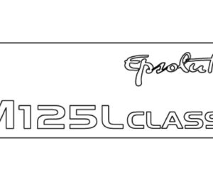 Palfinger M-Series Decal M125L CLASSIC