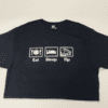 THOMPSONS (EAT-SLEEP-TIP) T-SHIRT BLACK