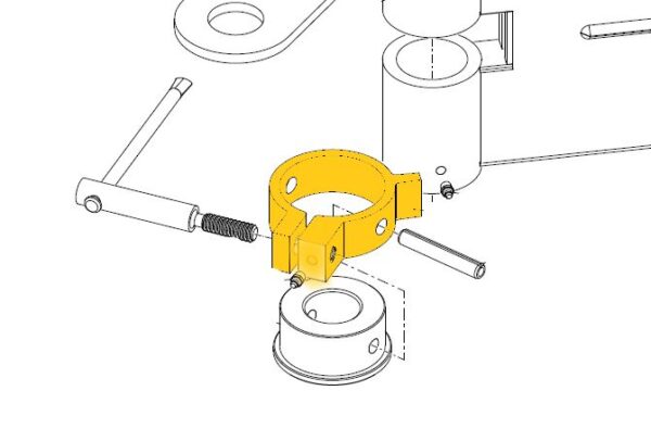 BRAKE  FOR CIFA MIXER CHUTE LOCK