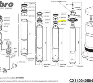 Edbro CX14 Ram Fluid Seal
