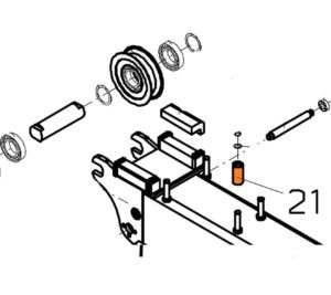Palfinger M/E-Series Telescopic Boom Hose Roller