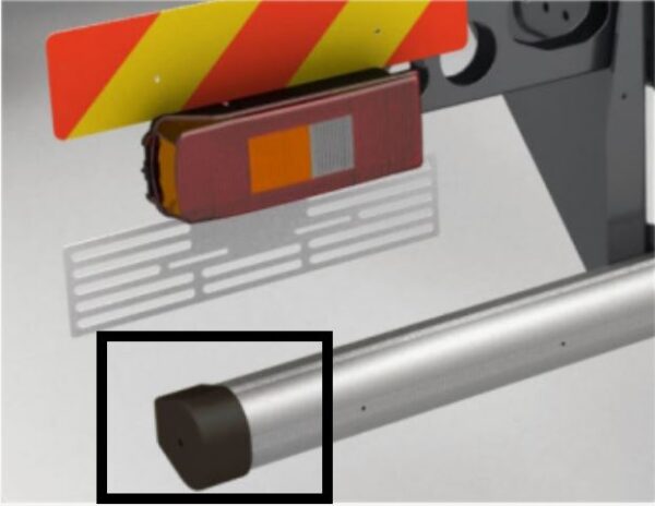 OEM Volvo End Cap Only For Rear Under Run Beam