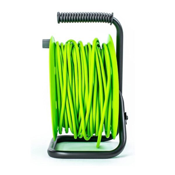 4 WAY HEAVY DUTY CABLE EXTENSION REEL 13AMP 50M - Image 3