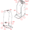 Thompsons  Wacker Carrier  Handle Locking Plate (Bare Steel) - Image 2